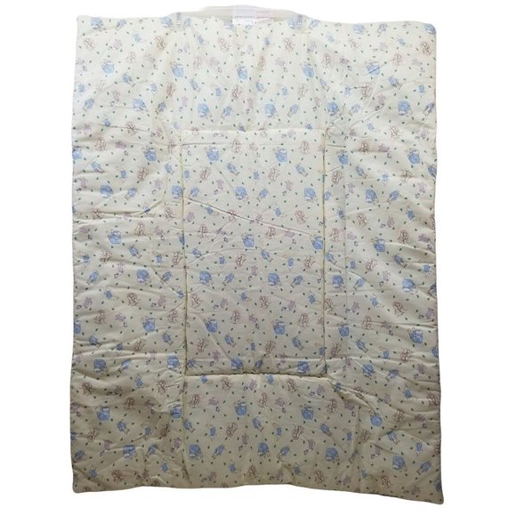 Peter Rabbit Yellow Crib Comforter Blanket Tom Kitten Beatrix Potter Toddler Bed - Picture 1 of 3